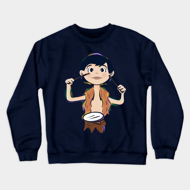 The Little Drummer Boy Crewneck Sweatshirt by ChrisPaulFarias